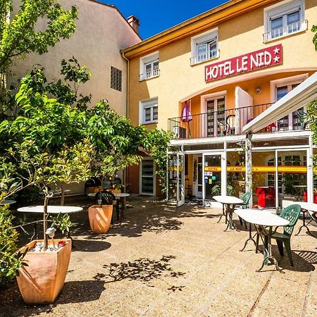 Hotel Le Nid Аржеле-сюр-Мер Екстериор снимка